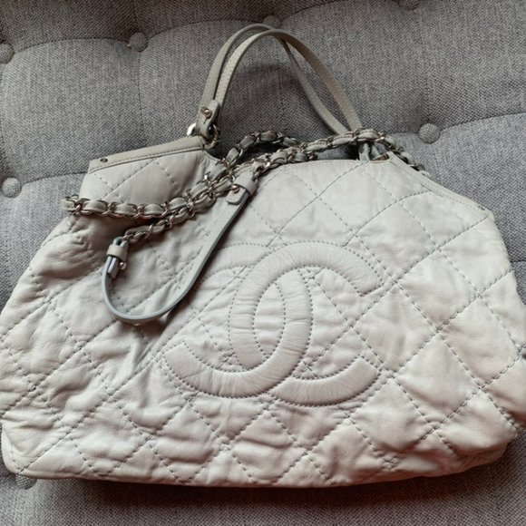 Chanel Shopping Tote — Ice Grey